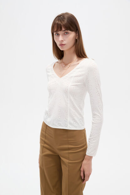 REMERA POLENIA 70607 MARFIL  / OFF WHITE image number null