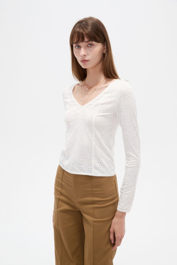 REMERA POLENIA 70607 MARFIL  / OFF WHITE image number null