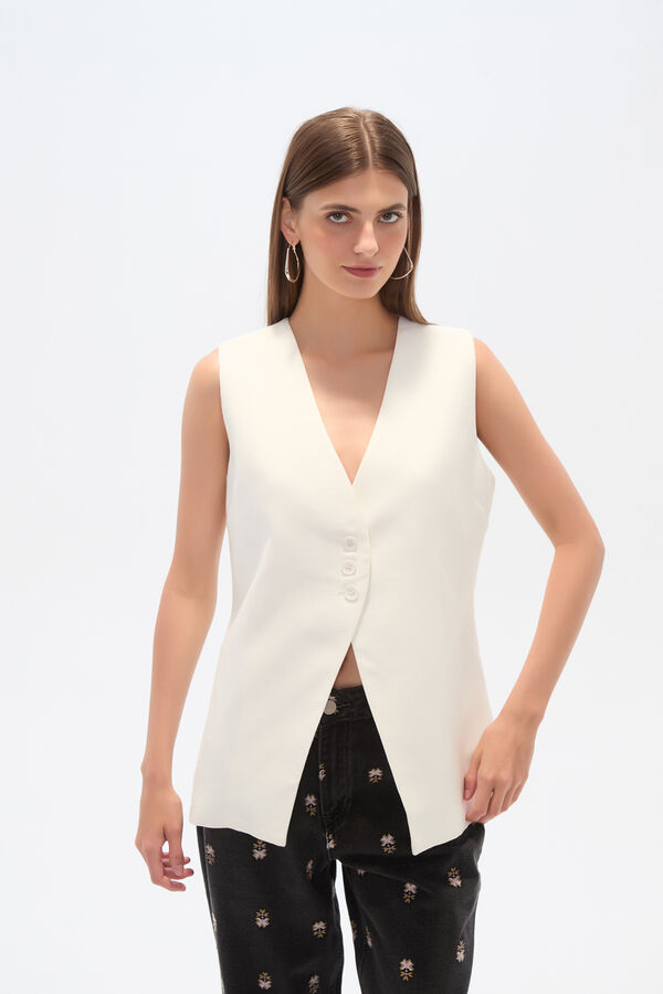 CHALECO AQUALIA MARFIL  / OFF WHITE image number null