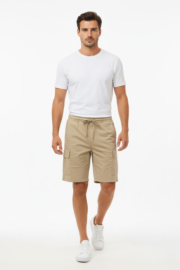 SHORT ZORI BEIGE image number null