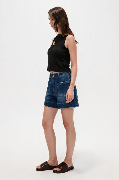 SHORT SOMAR 70809 AZUL OSCURO image number null