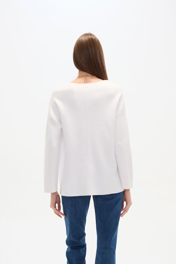SWEATER INNA MARFIL  / OFF WHITE image number null
