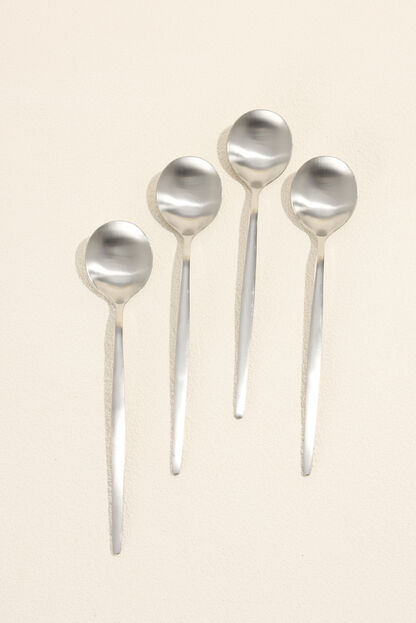 Cuchara Fiordo, Set 4 un. plateado COLOR UNICO image number null