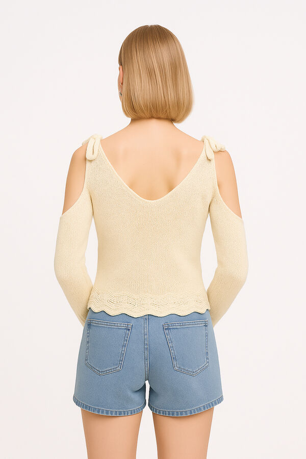 SWEATER SHORIBA CRUDO / NATURAL image number null
