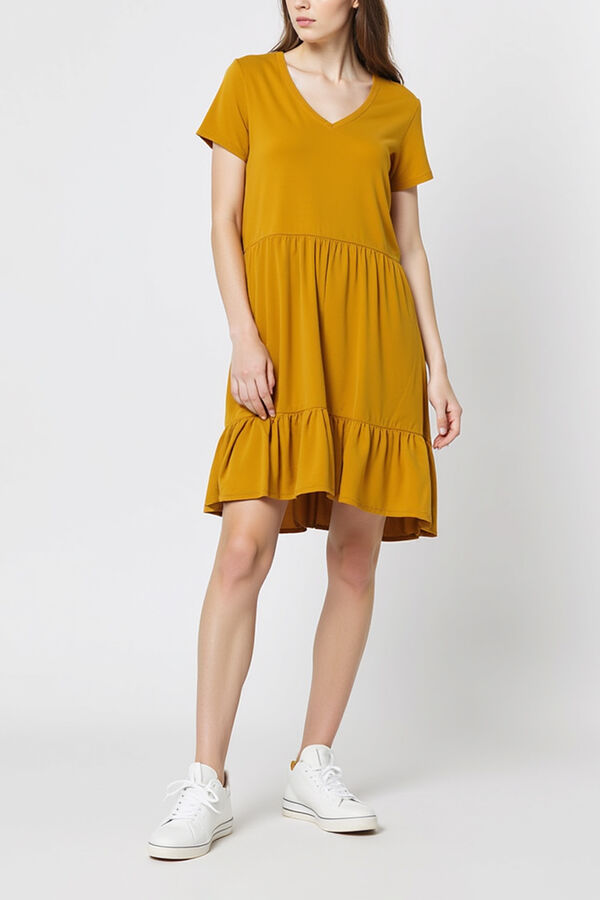 VESTIDO BOULEV MOSTAZA image number null