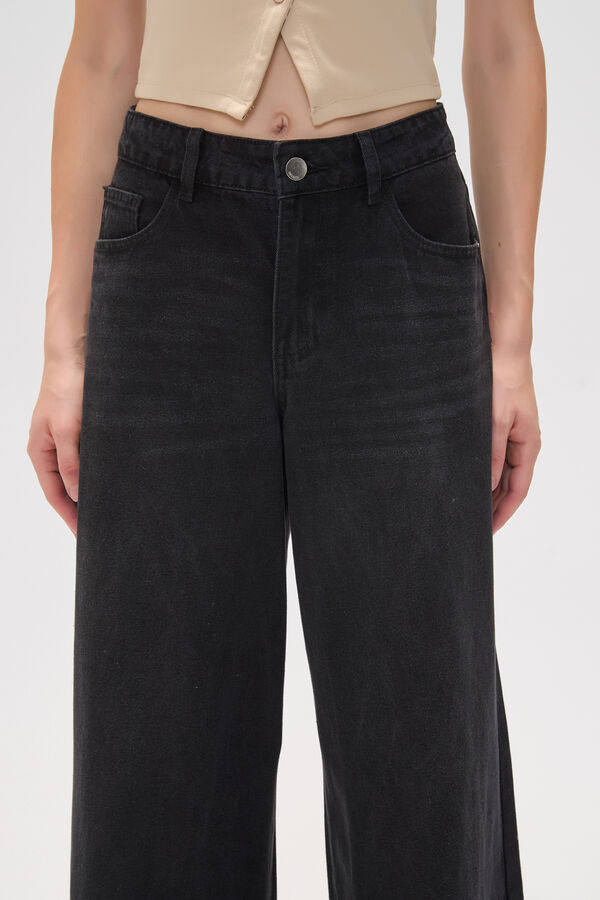 PANTALON POLICORO NEGRO image number null