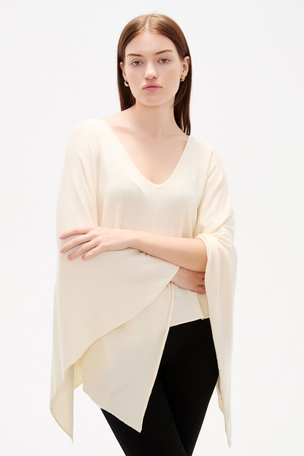 PONCHO RALP CRUDO / NATURAL image number null