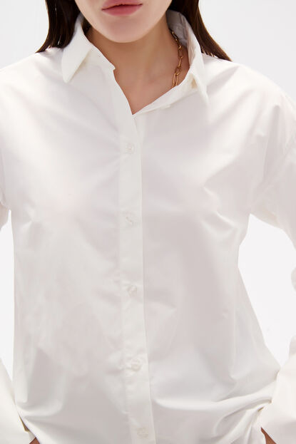 CAMISA OLIKA MARFIL  / OFF WHITE image number null