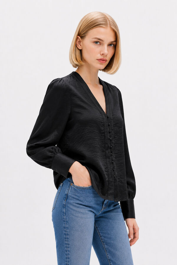 CAMISA SENIA NEGRO image number null