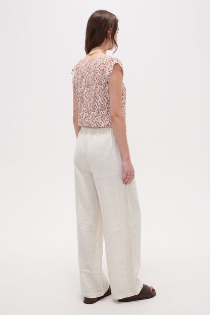 PANTALON RAVENEA 70809 MARFIL  / OFF WHITE image number null