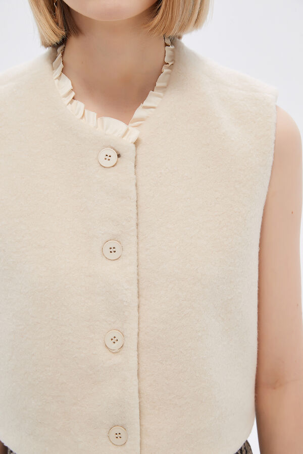 CHALECO FRESHY BEIGE CLARO image number null
