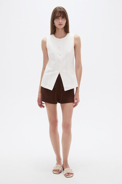 CHALECO PAULIN 70809 MARFIL  / OFF WHITE image number null