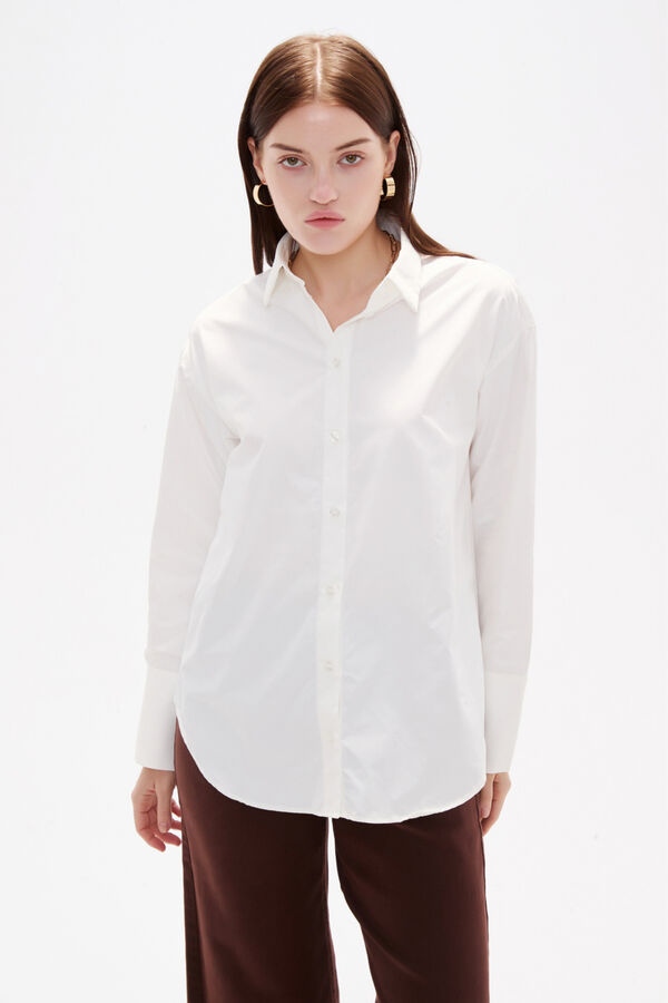 CAMISA OLIKA MARFIL  / OFF WHITE image number null