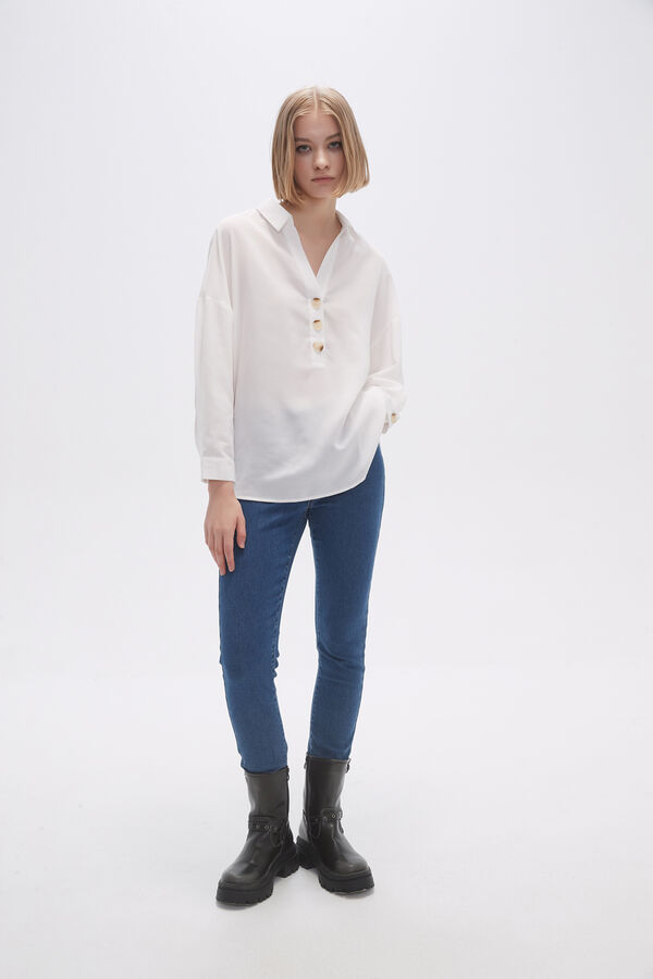 BLUSA KANSAS BLANCO image number null