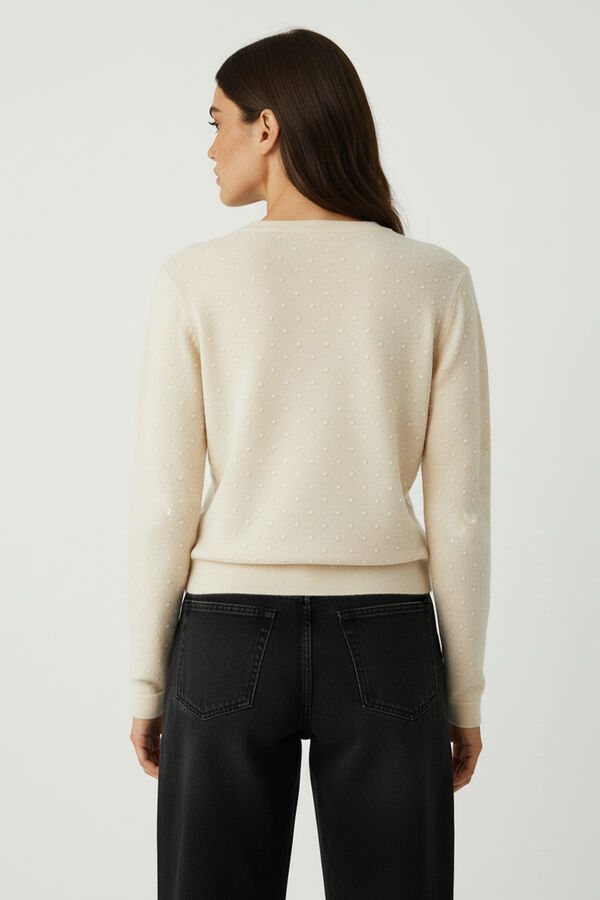 SWEATER MISURATA CRUDO / NATURAL image number null