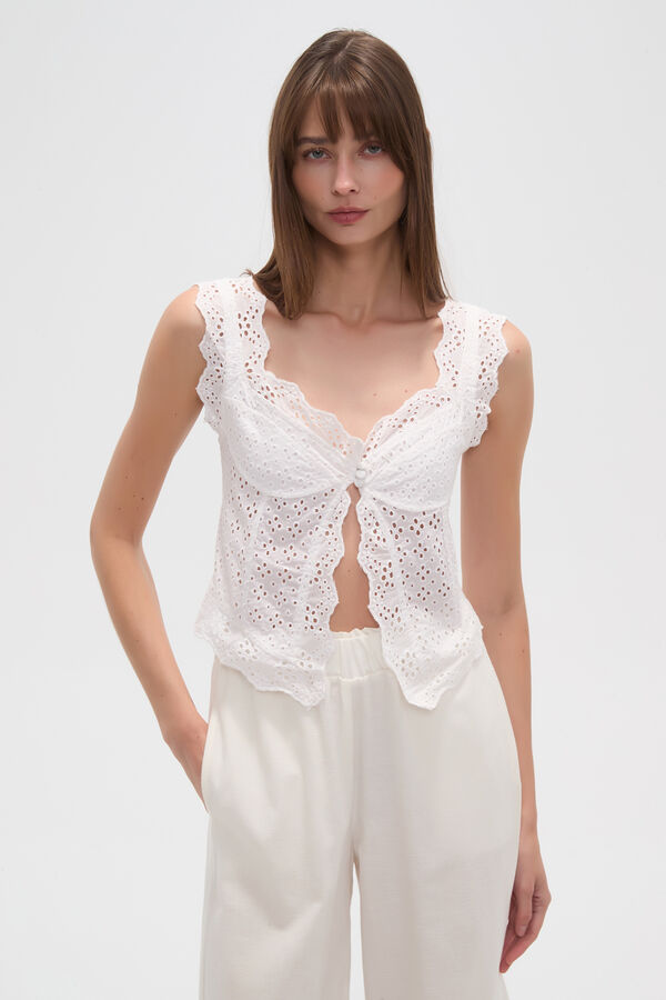 TOPS OWISA BLANCO image number null