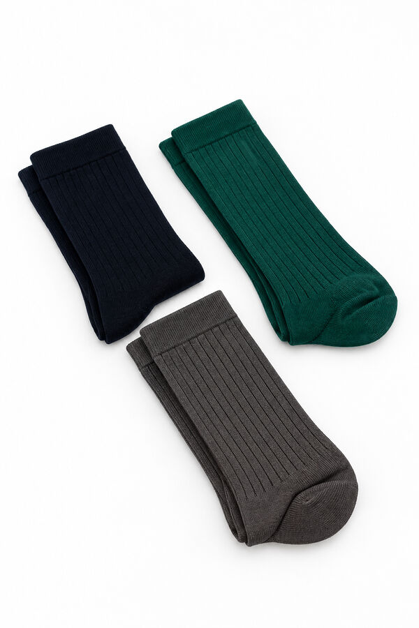 Medias Crew Fimer, Pack x 3 COLOR UNICO image number null