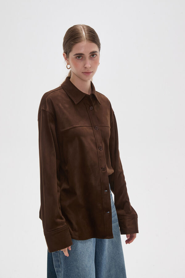 CHAQUETA TANASIA CHOCOLATE image number null