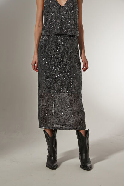 FALDA MARTEN GRIS OSCURO image number null