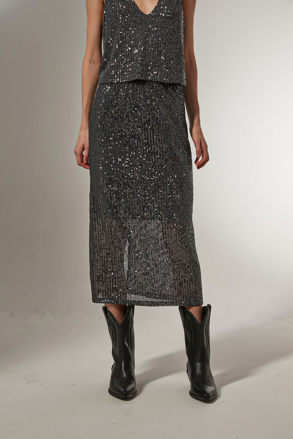FALDA MARTEN GRIS OSCURO image number null