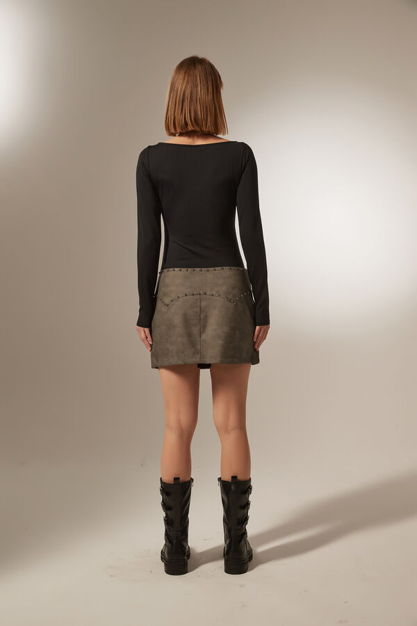 FALDA OUYEN GRIS OSCURO image number null