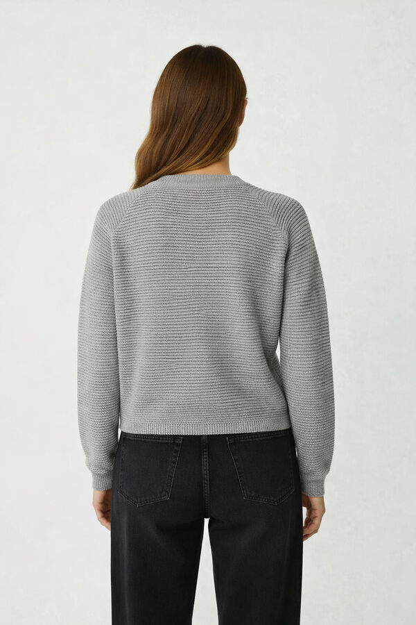 SWEATER CEREZO GRIS image number null