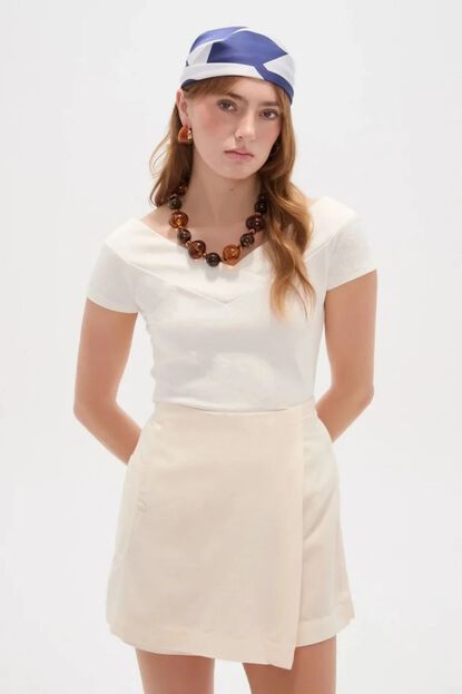TOPS ARIMA 70809 MARFIL  / OFF WHITE image number null
