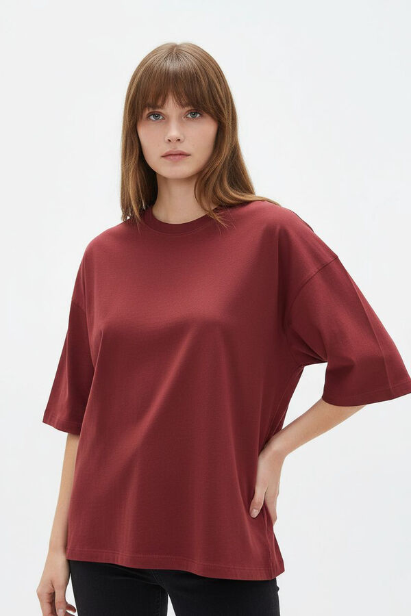 REMERA SOLISA 70607 BORDEAUX image number null