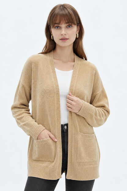 SACO QYLEN BEIGE OSCURO image number null