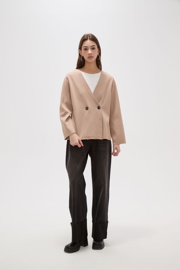 SACO TEREA BEIGE image number null