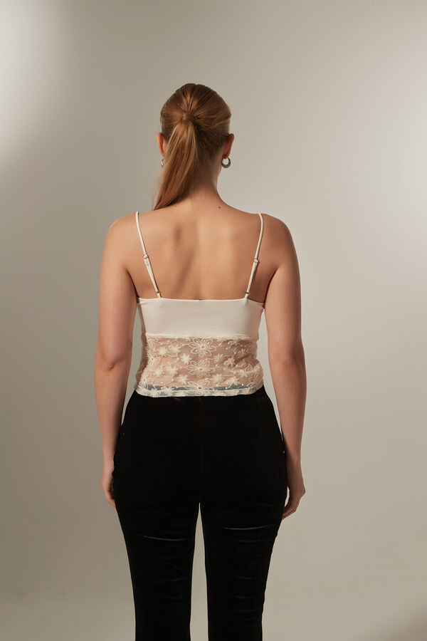 TOPS ATIAN MARFIL  / OFF WHITE image number null