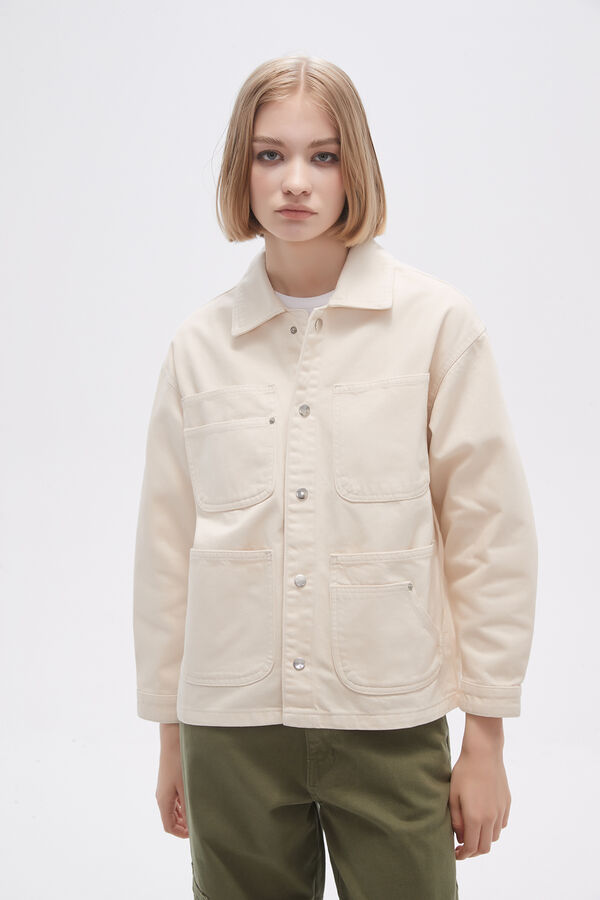 SOBRECAMISA ONA CRUDO / NATURAL image number null