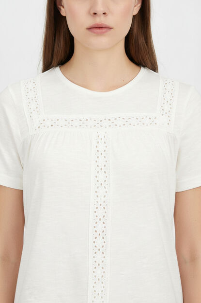 REMERA LOMILLA 70809 BLANCO image number null