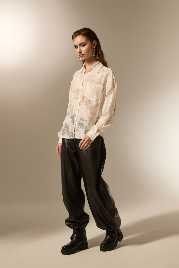 CAMISA VALESSA MARFIL  / OFF WHITE image number null