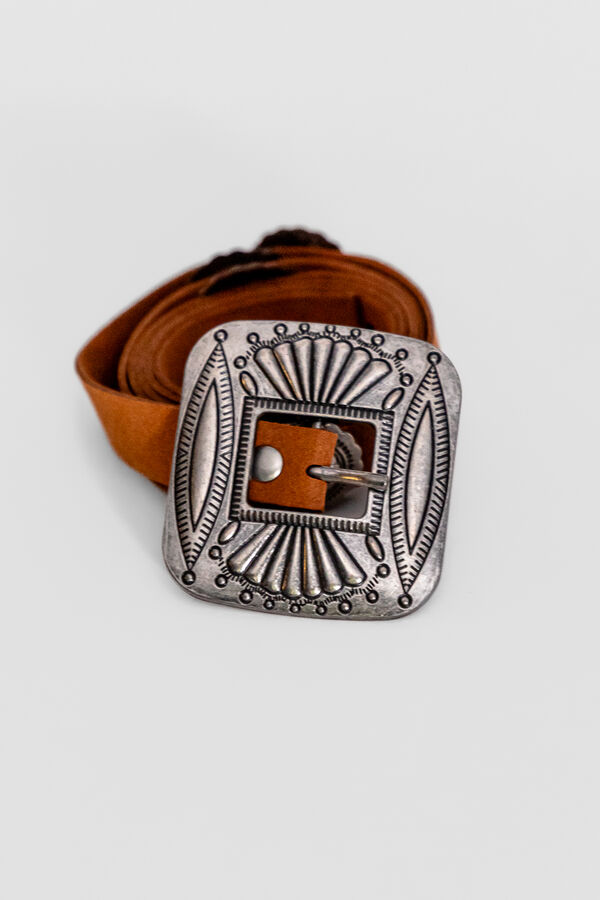 Cinturon Shields MARRON MEDIO image number null