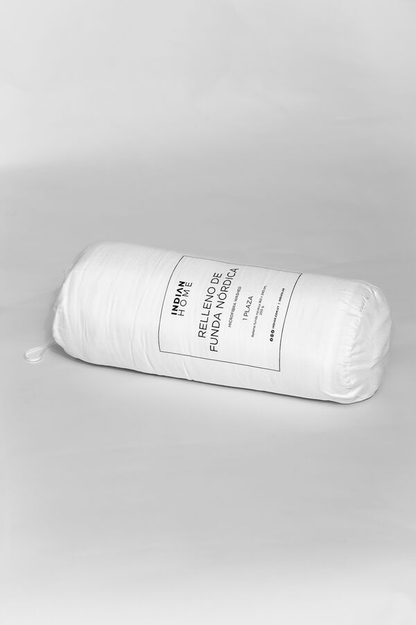 Relleno Funda N&oacute;rdica 1 Plaza Microfibra WASHED BLANCO image number null