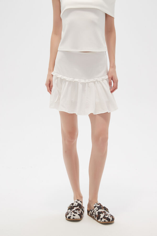 FALDA BRIYA MARFIL  / OFF WHITE image number null