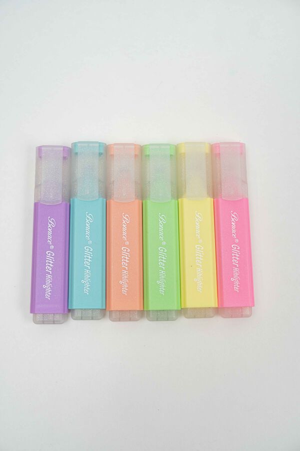 Resaltador Meiri, 6 pcs COLOR UNICO image number null