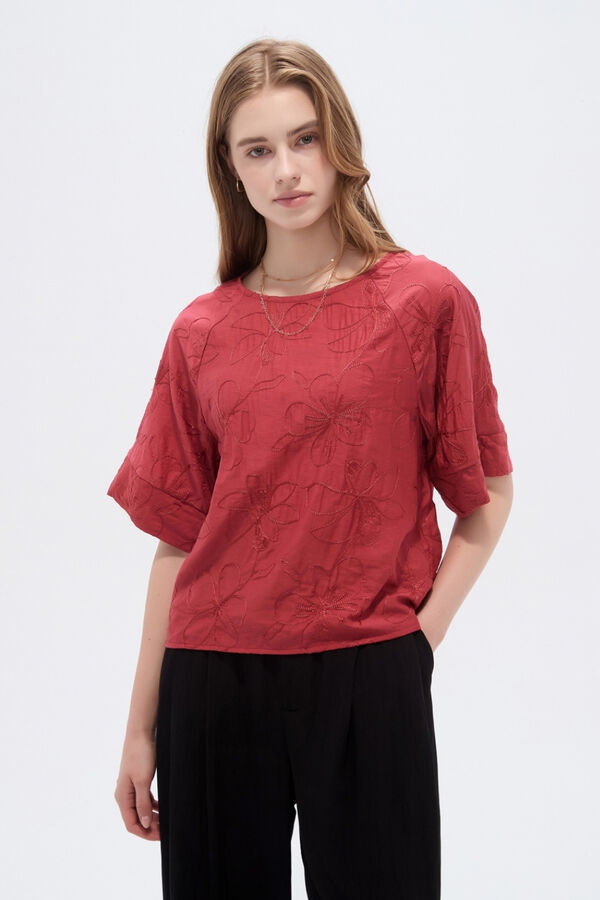 BLUSA KISNOR 70607 TERRACOTA image number null