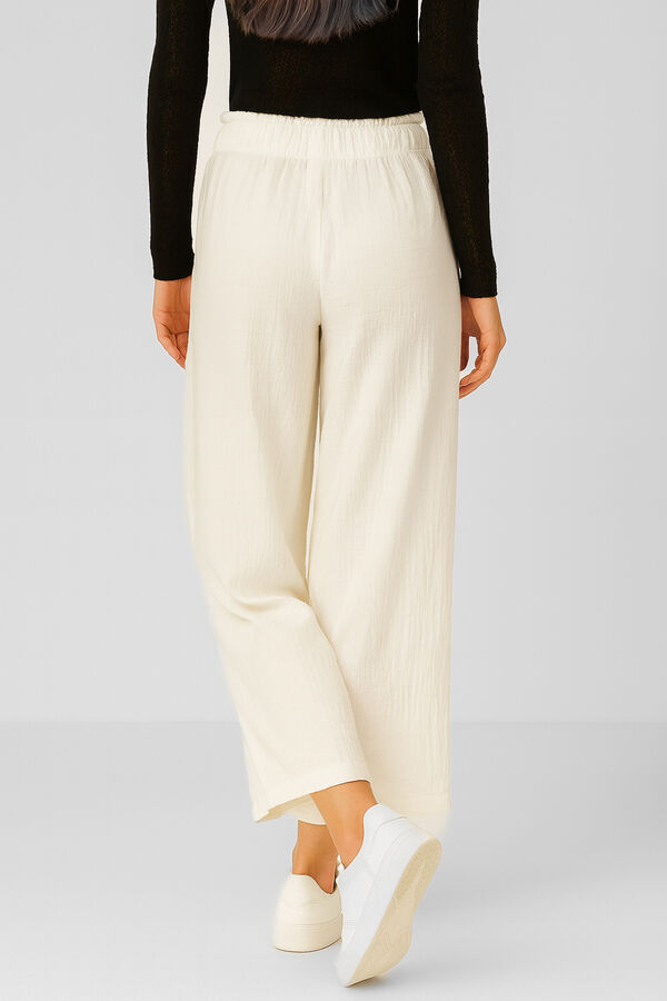PANTALON RAVENEA MARFIL  / OFF WHITE image number null