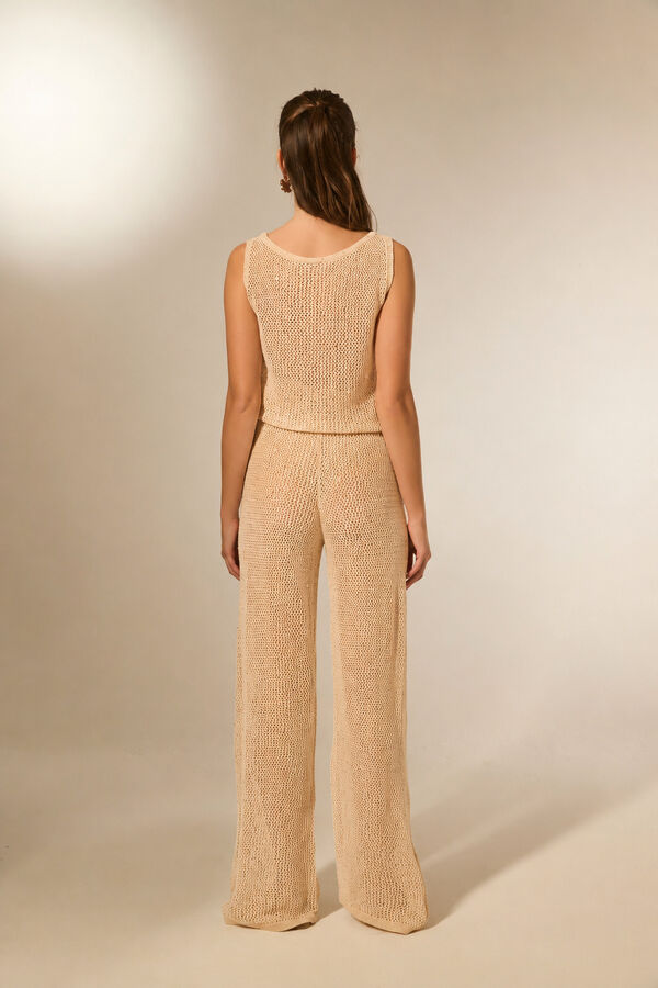 PANTALON TEJUNE DORADO image number null