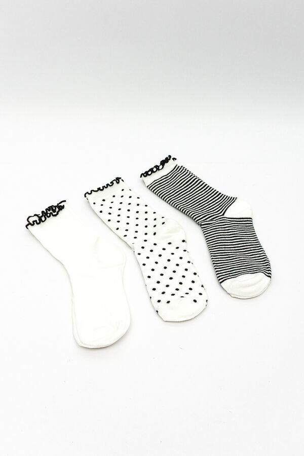 Medias Crew Mittel, Pack x 3 COLOR UNICO image number null