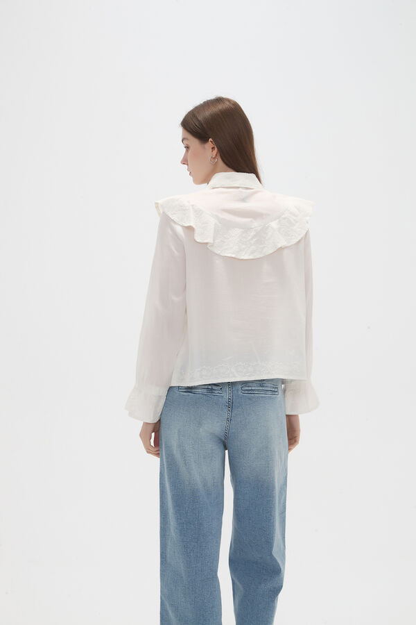 CAMISA HARIET MARFIL  / OFF WHITE image number null