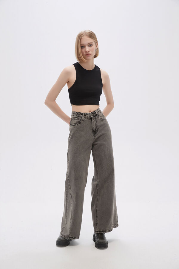 PANTALON TALIPA GRIS MEDIO image number null