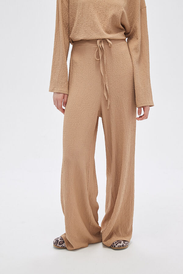 PANTALON RELLYS BEIGE OSCURO image number null