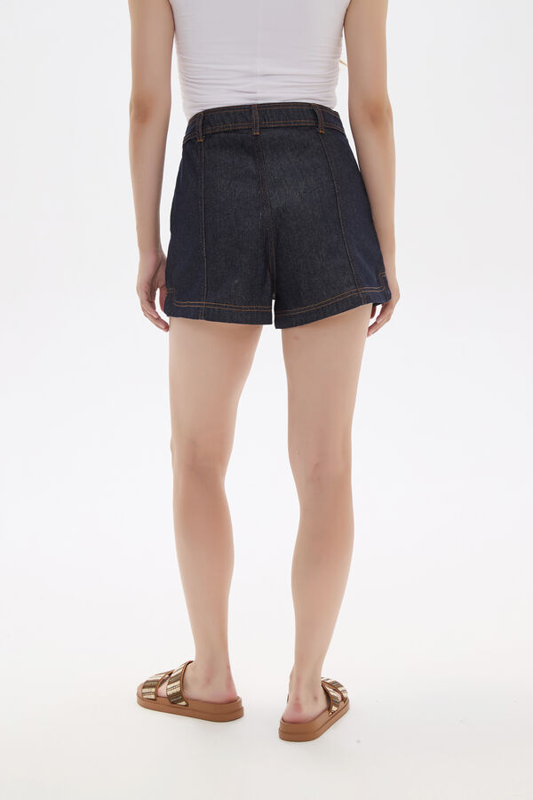 SHORT MIRNIA AZUL INDIGO image number null