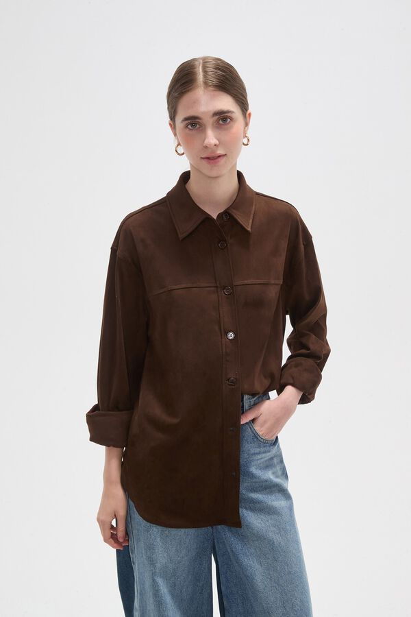 CHAQUETA TANASIA CHOCOLATE image number null