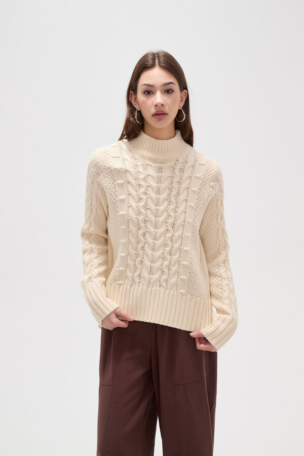POLERA SILVEYRA CRUDO / NATURAL image number null