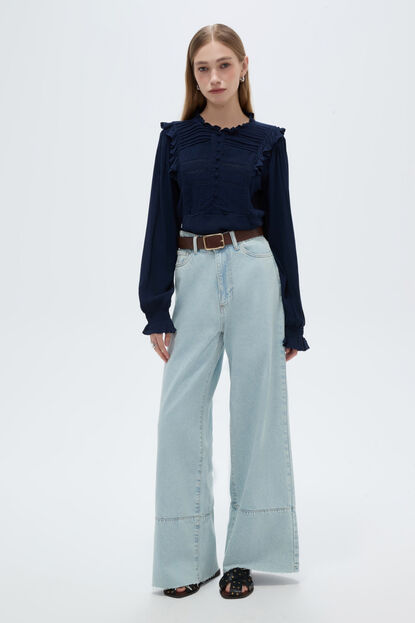 PANTALON PANO 70607 CELESTE GRISACEO image number null
