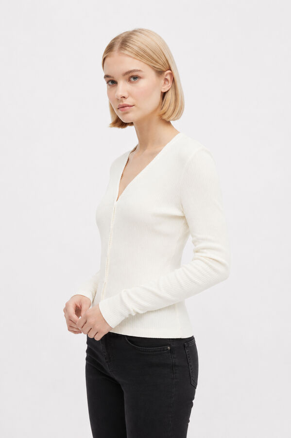 REMERA IRVETH MARFIL  / OFF WHITE image number null